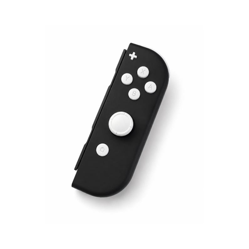 Custom Black White D-Pad JoyCons For Nintendo Switch 1 - TMR Hall Effect Joysticks image 4