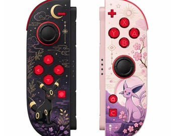 Custom Cat Nintendo Switch 2 Joy-Cons with TMR Drift-Resistant Joysticks, 1-Year Warranty