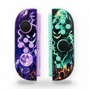 Haunted Custom Nintendo Switch 2 Joy-Cons | Fully Built, Mail-In or DIY Kit | TMR Joysticks
