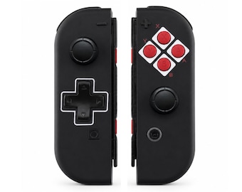 Custom NES D-Pad JoyCons voor Nintendo Switch 1 - TMR Hall-effect-joysticks