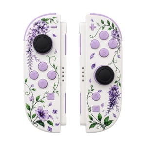 Custom Lavander Nintendo Switch 2 Joy-Cons with TMR Drift-Resistant Joysticks, 1-Year Warranty