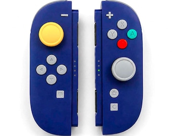 Custom Game Cube Nintendo Switch 2 Joy-Cons with TMR Drift-Resistant Joysticks, 1-Year Warranty