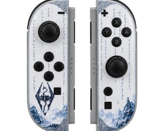 Custom Sky Realm Nintendo Switch 2 Joy-Cons with TMR Drift-Resistant Joysticks, 1-Year Warranty