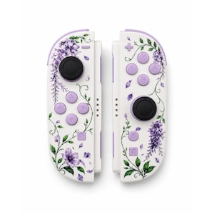 Custom Lavander Nintendo Switch 2 Joy-Cons with TMR Drift-Resistant Joysticks, 1-Year Warranty
