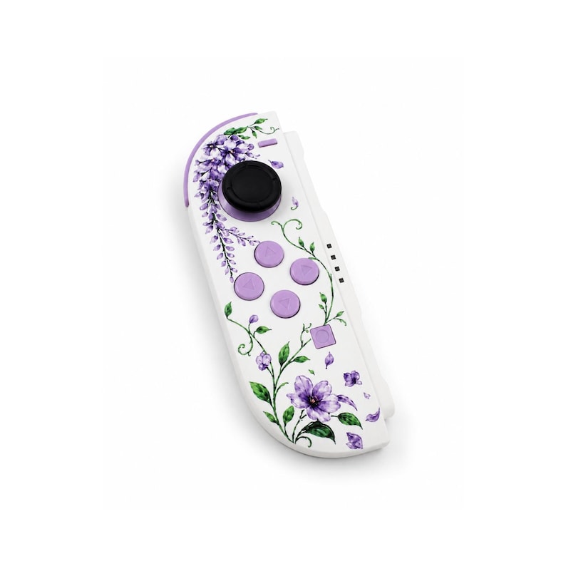 Joy-Cons personalizados color lavanda para Nintendo Switch 2 con joysticks TMR resistentes a la deriva, 1 año de garantía. imagen 2