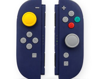 GameCube personalizado para Nintendo Switch, 2 Joy-Cons com joysticks TMR anti-drift, 1 ano de garantia.