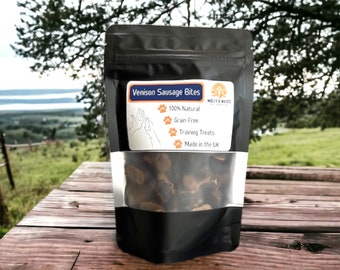 DogTreats Venison Natural Air Dried Grain Free Dog Training Treats 80g