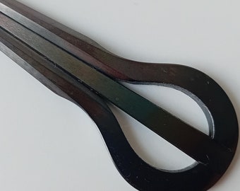 Jaw harp - Sayan. Forged, professional quality. Middle-tone sound, keys: D#2 - E2. Different wooden cases for choice.