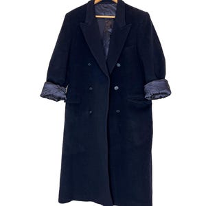 コート SAINT LAURENT NAVY BLUE WOOL OVERSIZE COAT Saint Laurent Navy Blue Wool Oversize Coat 36 FR | eBay