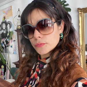 Gucci Vintage 70s Boho Chic Sunglasses. Vintage Gucci Sunglasses for Women. Vintage Gucci Sunglasses Gift for Her.