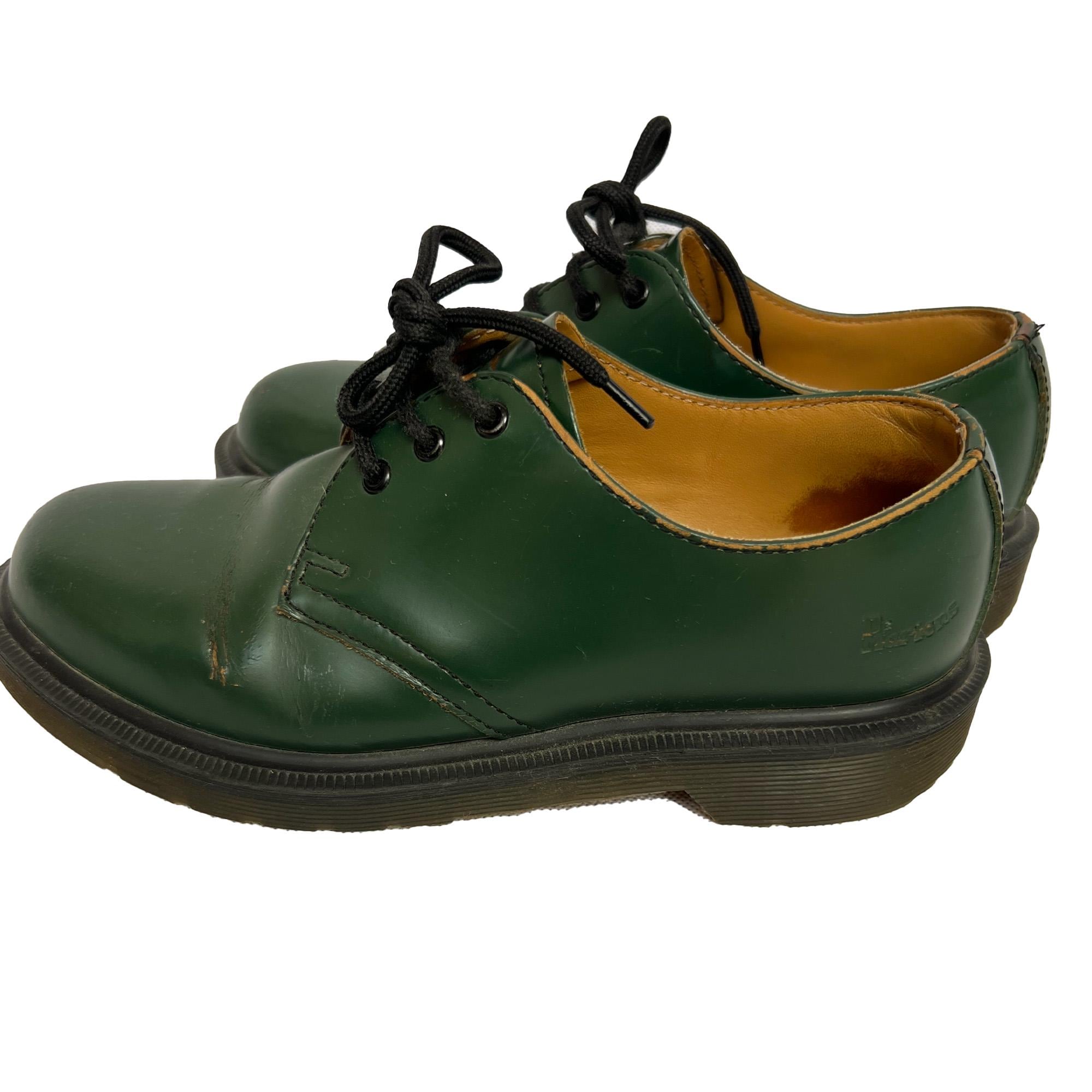 Vintage Dr Martens Shoes Made in England. Green Dr Martens Vintage Dr Martens Shoes Made in England. Green Dr Martens
