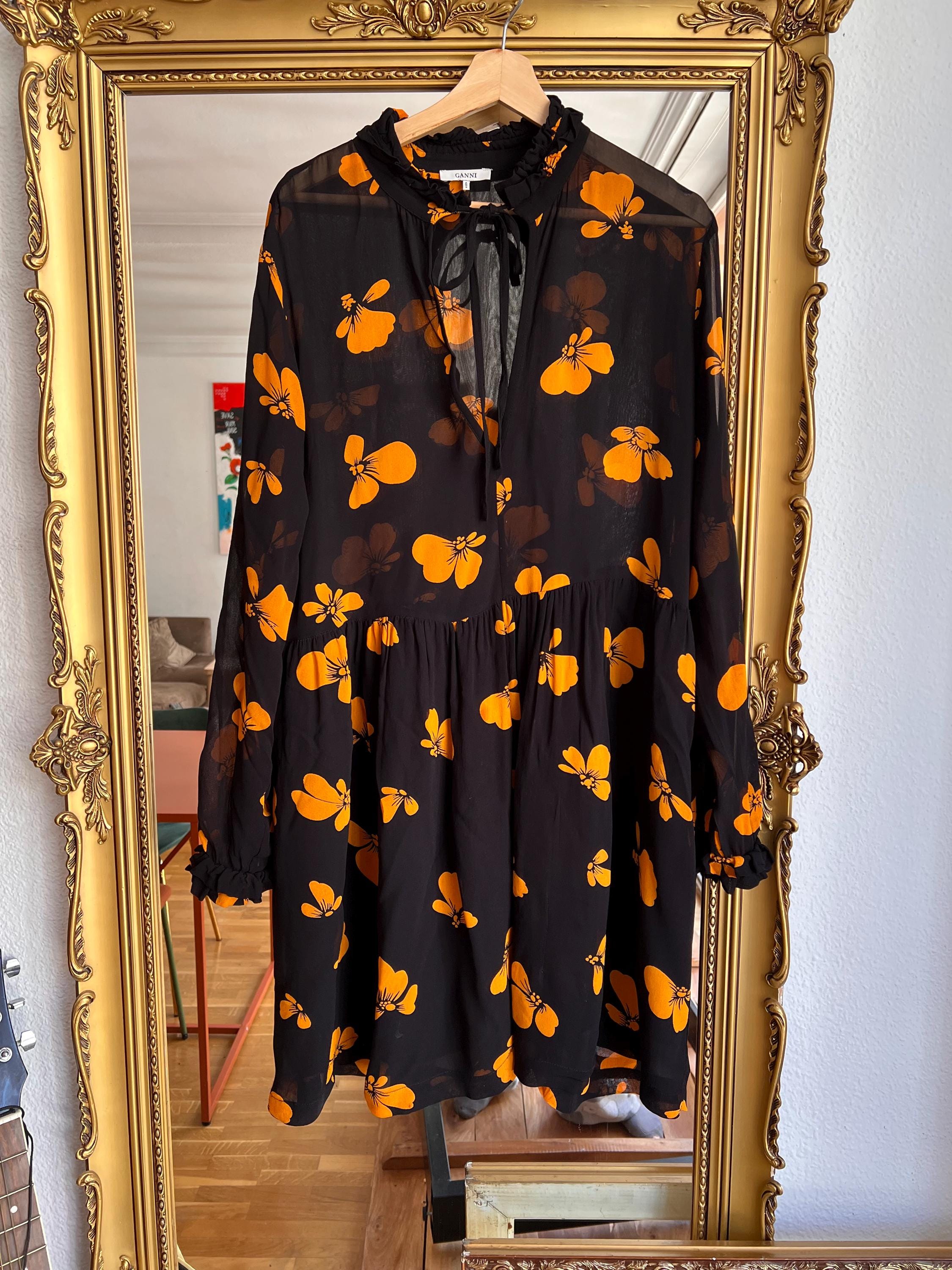 Ganni Floral Dress - Etsy
