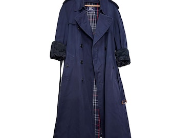 Men's Vintage Brooks Brothers Trench Coat, Wool Lined Classic