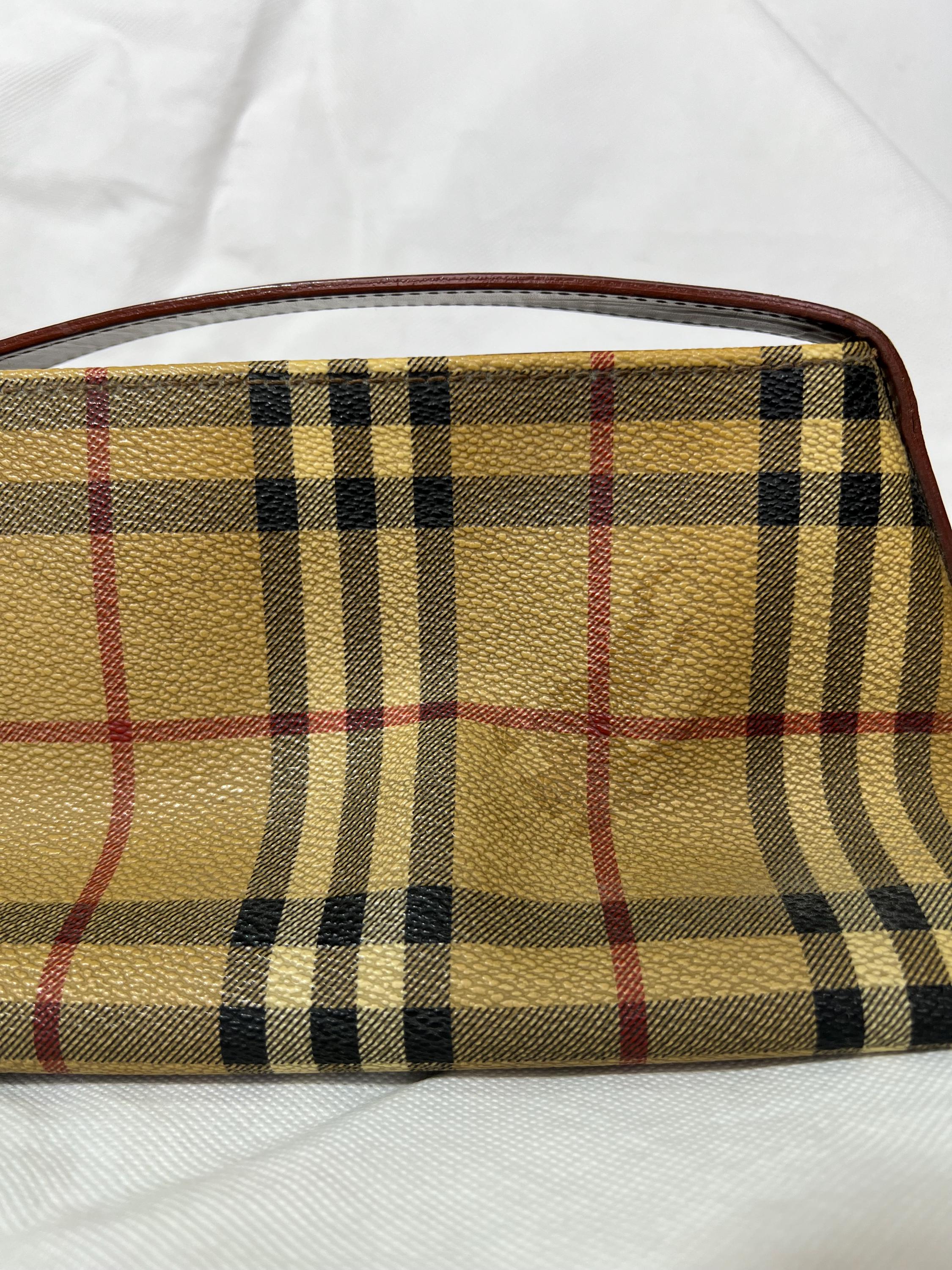 BURBERRY Check Monogram Shoulder Bag Vintage 90s 00s | eBay