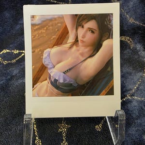 Tifa Lockhart - Polaroid Style Photo - Final Fantasy 7