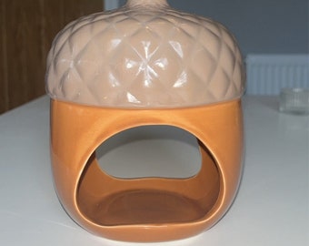ceramic acorn hamster hide with spray holder