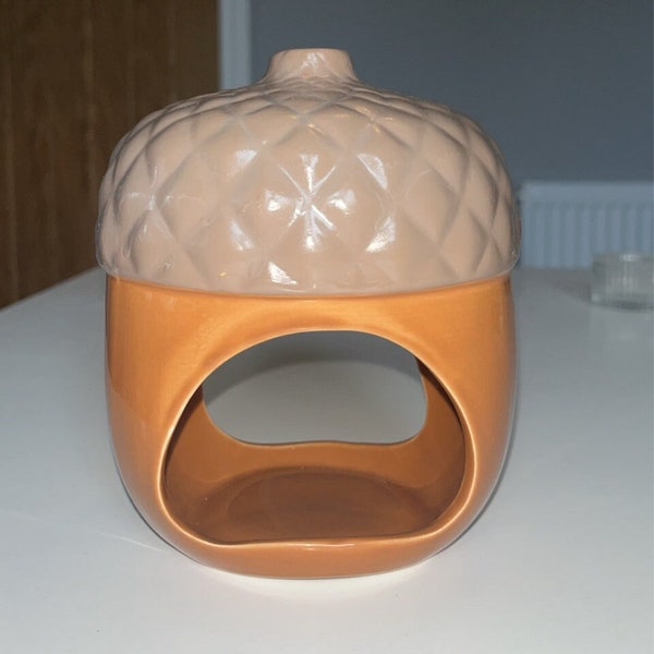ceramic acorn hamster hide with spray holder