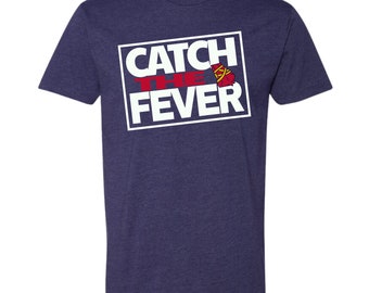 T-shirt de baseball Catch the Fever Atlanta
