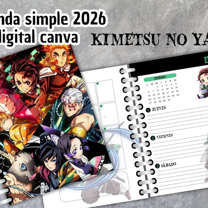 Anime Printable Planner - Etsy