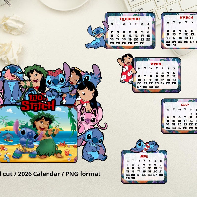 2026 Desk Angel Calendars Etsy Il Jxlc 