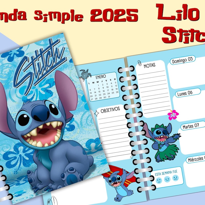 Lilo and Stitch 2025 Calendar Etsy
