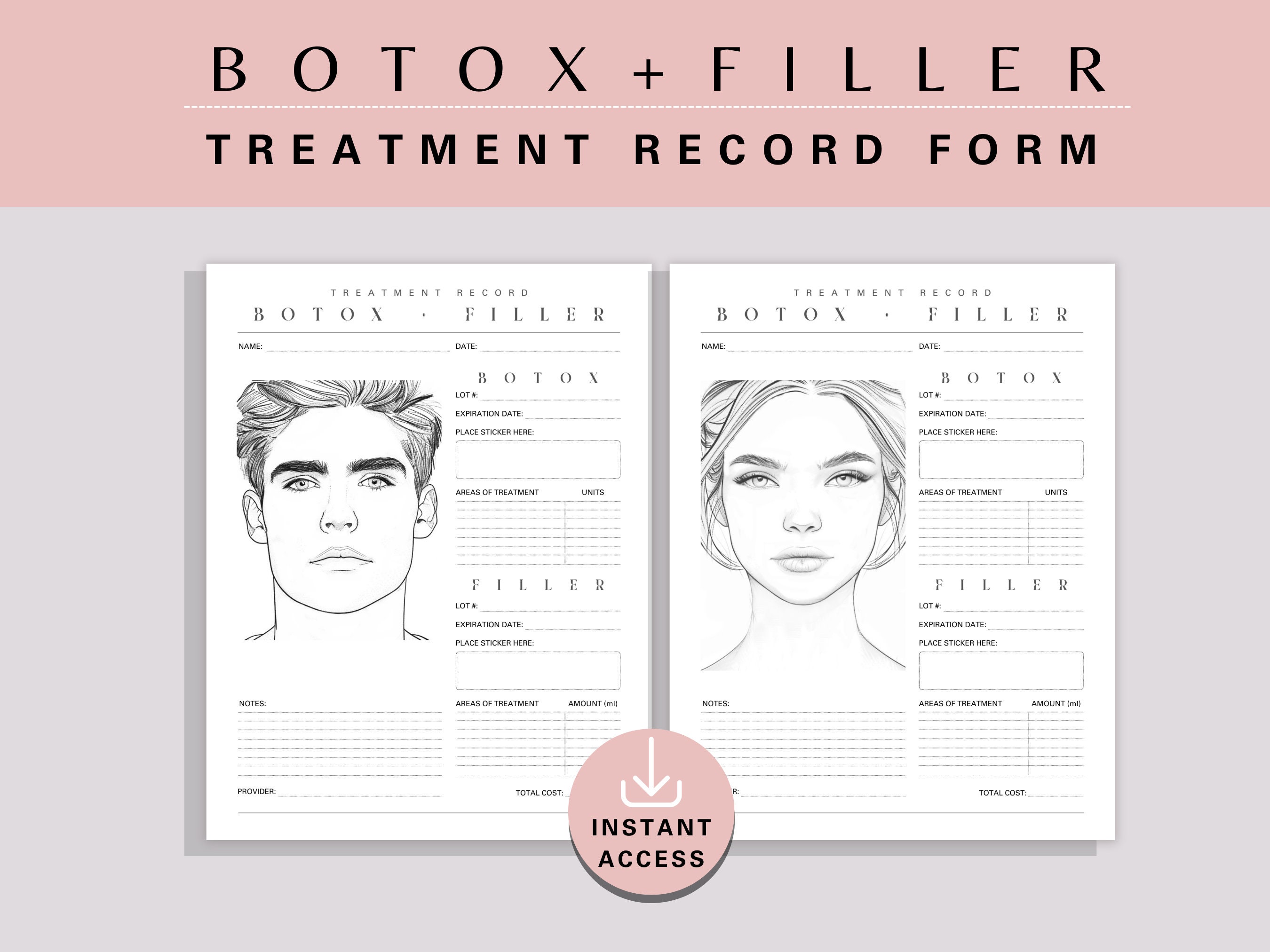 The Botox Treatment Record Template You'Ve Been Looking For - kmaql3e