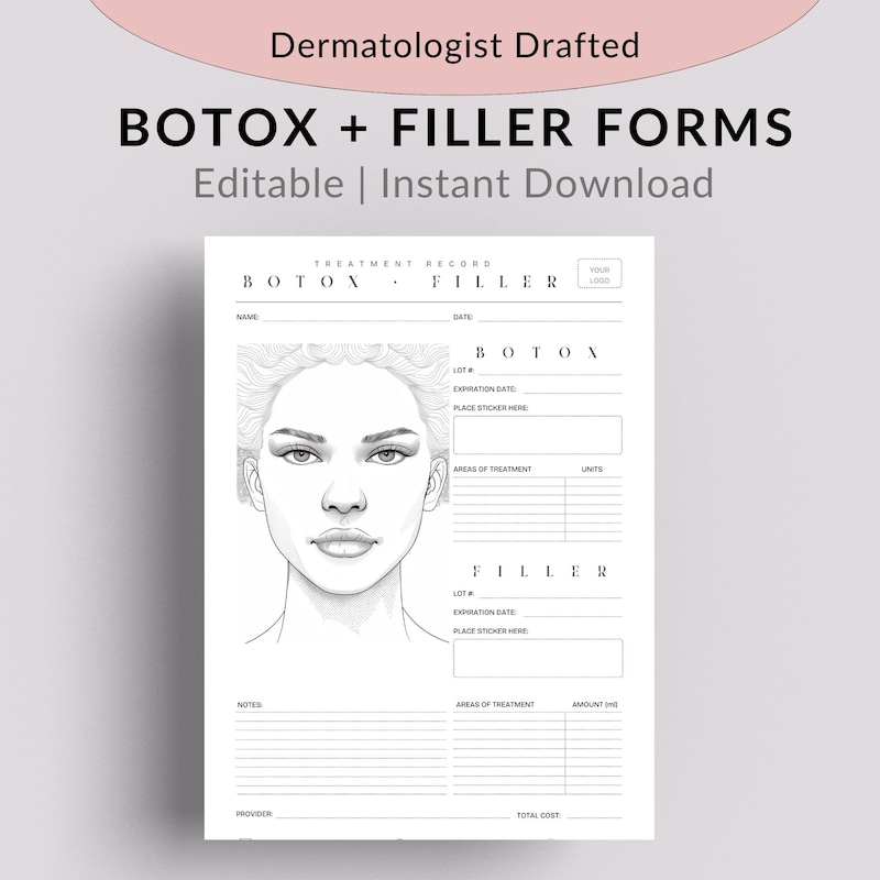 Botox Face Mapping - Etsy