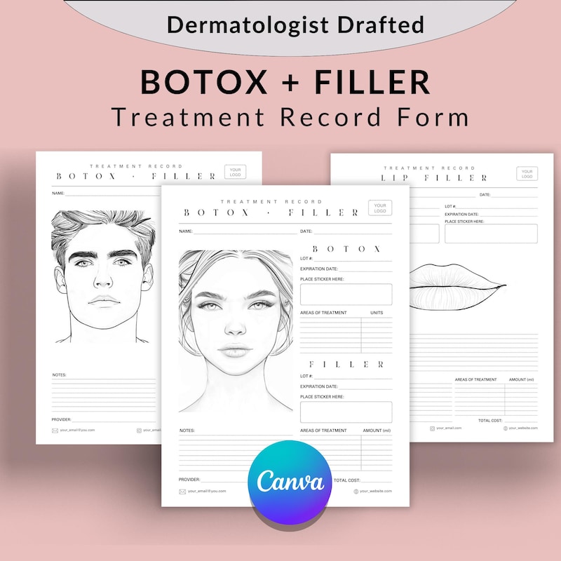 Botox Face Mapping - Etsy