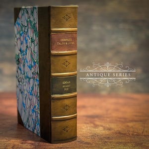 Edgar Allan Poe - Sämtliche Tales and Poems - Antique Series - Leather Bound