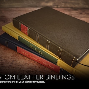 Custom Classic Leather Rebound Books