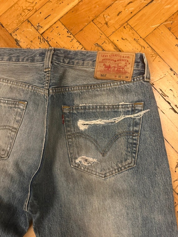 Levi's - Custom handmade 501 Vintage jeans - image 5