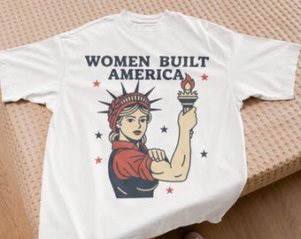 250 Americana Hemd | Lady Liberty Comfort Colors 1776-2026 Patriotic Tee