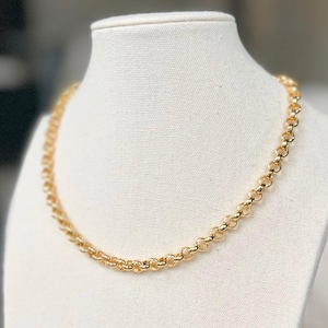 Gold filled rolo necklace, thick rolo chain, dainty gold filled chain necklace, gold chains for women, chunky chain necklace, gift for her