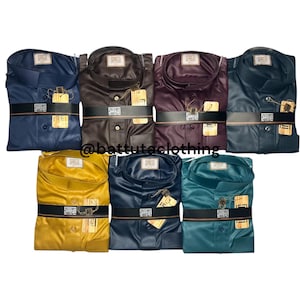 AL Aseel 7-Color Men&#39;s Thobe Collection - Premium Islamic Robes for Eid, Wedding & Prayer - Traditional Arabic Dress
