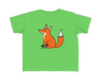 Cute Fox Toddler's Fine Jersey Tee