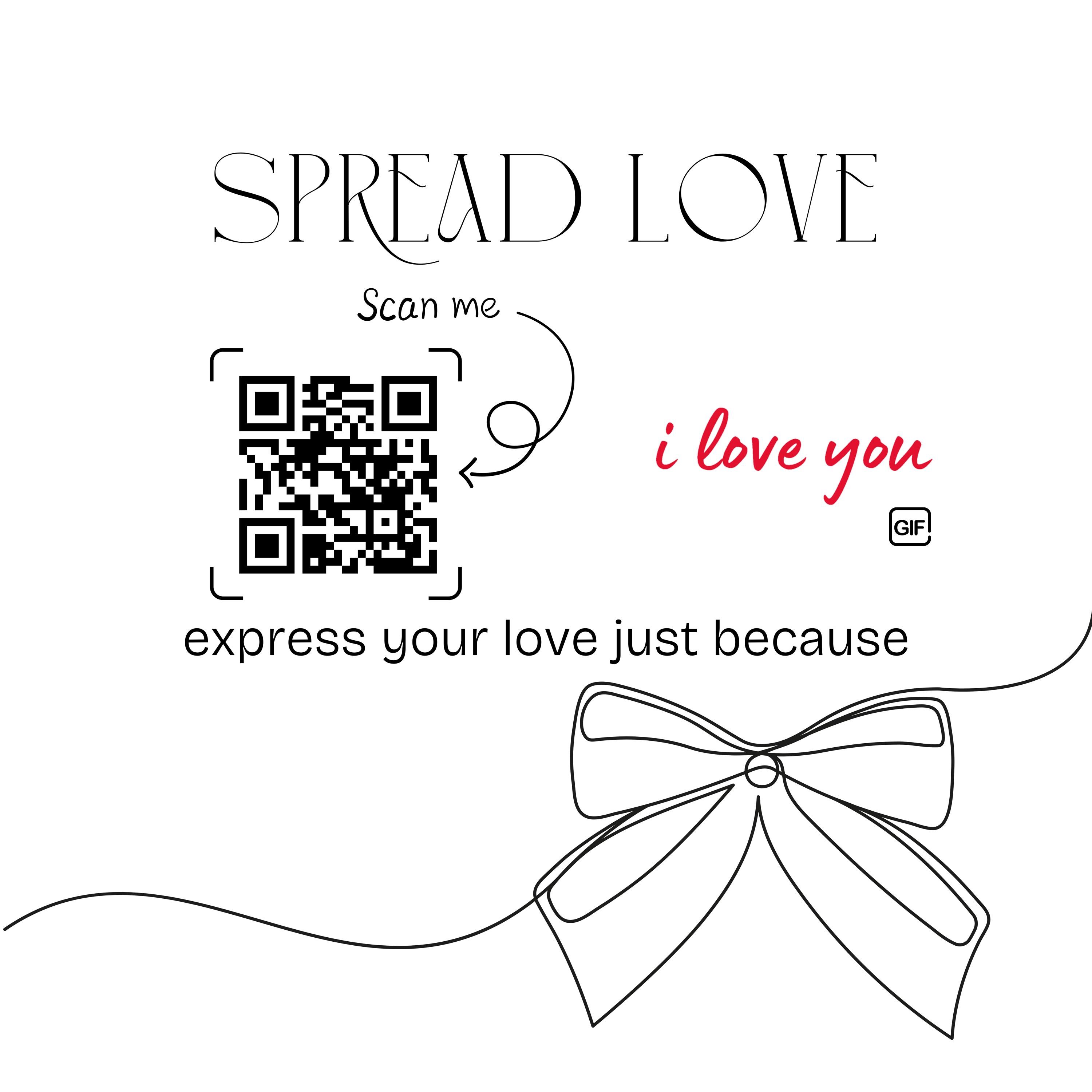 Animated I Love You QR Code | Sentimental Digital Gift (digital ...