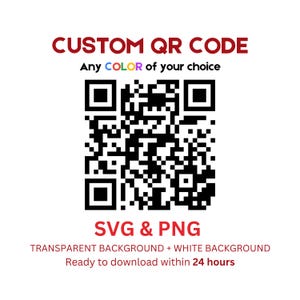 Benutzerdefinierter QR-Code Digitaler Download Personalisierte QR-Codes für Visitenkarte für Bewertungen Einzigartiges druckbares QR-Code-Design für Veranstaltungen Social Media