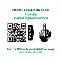 F Ck You QR Code Svg, QR Code Scan Svg - Etsy UK