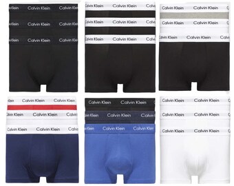 Men's Calvin Klein Boxers 3 Pack Multi pack CK Shorts Trunk Boxers Briefs S / M / L / XL