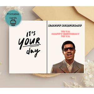 Tarjetas de cumpleaños de Stevie Wonder