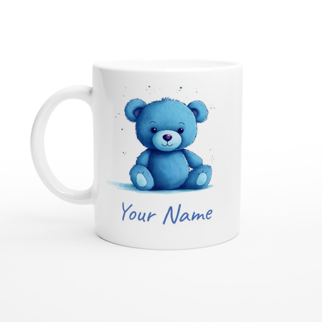 Teddy Bear With a Heart Mug With Color Inside - UK