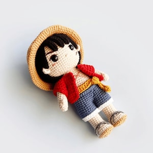 Pirate Crochet | Crochet Pattern Amigurumi| Amigurumi Pattern Tutorial PDF Straw Hat | Anime Crochet | Crochet Pattern PDF | Crocheting