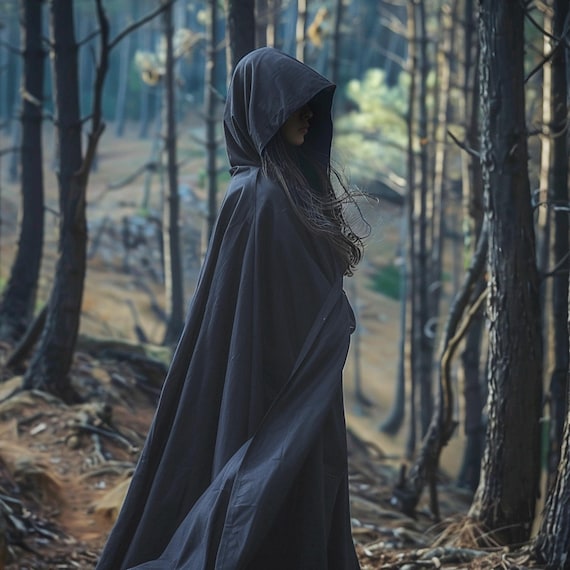 Fantasy Cape Black Costume Accessories Female Fantasy Cape Black Costume Accessories Female
