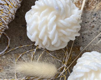Knot candle | Hand-poured | Soy candle | Handmade candle | Vegan candle | Zero waste candle | Natural wax | Gift idea | Decoration