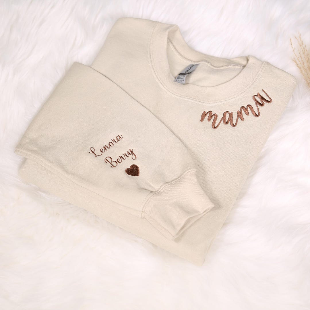 Embroidered Mama Hoodie main image 1