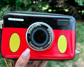 Personalized Mickey Mouse Camera Crossbody Bag