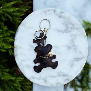 Luxury Bear Keychain, Luxury Keychain for a Tote Bag,  Charm, Keychain
