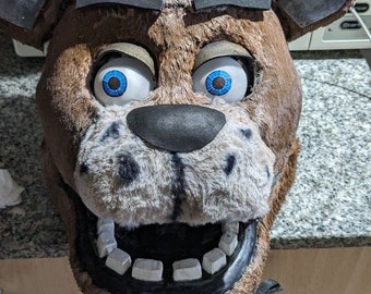 Máscara animatronica Cosplay Freddy Fazber FNAF