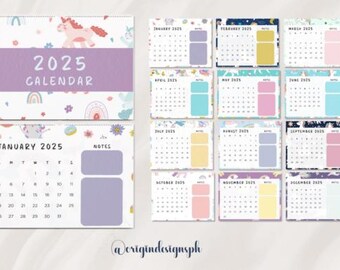 Flowers Calendar 2025 - Etsy