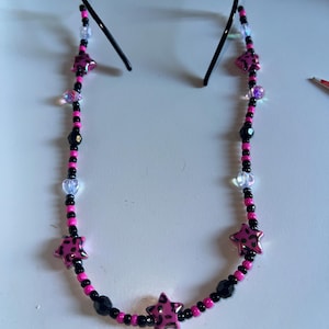 Pink Cheeta Girl Glasses Chain